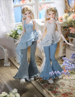 BJD Wenwen & Nuannuan - U1264 Authentic BJD Doll  | Dress-Up Dolls with French Vintage Style | Handmade Resin Humanoid Dolls| 1/4 Scale