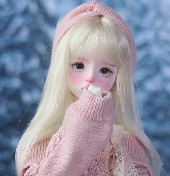 BJD Lily of the Valley - 1/4 Original Female Doll with Nude Body, SD Jointed Figurine