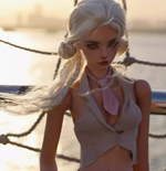 BJD Mari (Mary) - 1/4 Original BJD Female Doll with Nude Body, SD Jointed Figurine