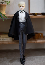 [Doll Clothes] Custom-Made BJD SD School Uniform with Academy-Style Cape & Figurine Pants (1/6, 1/4, 1/3 Male Dolls)