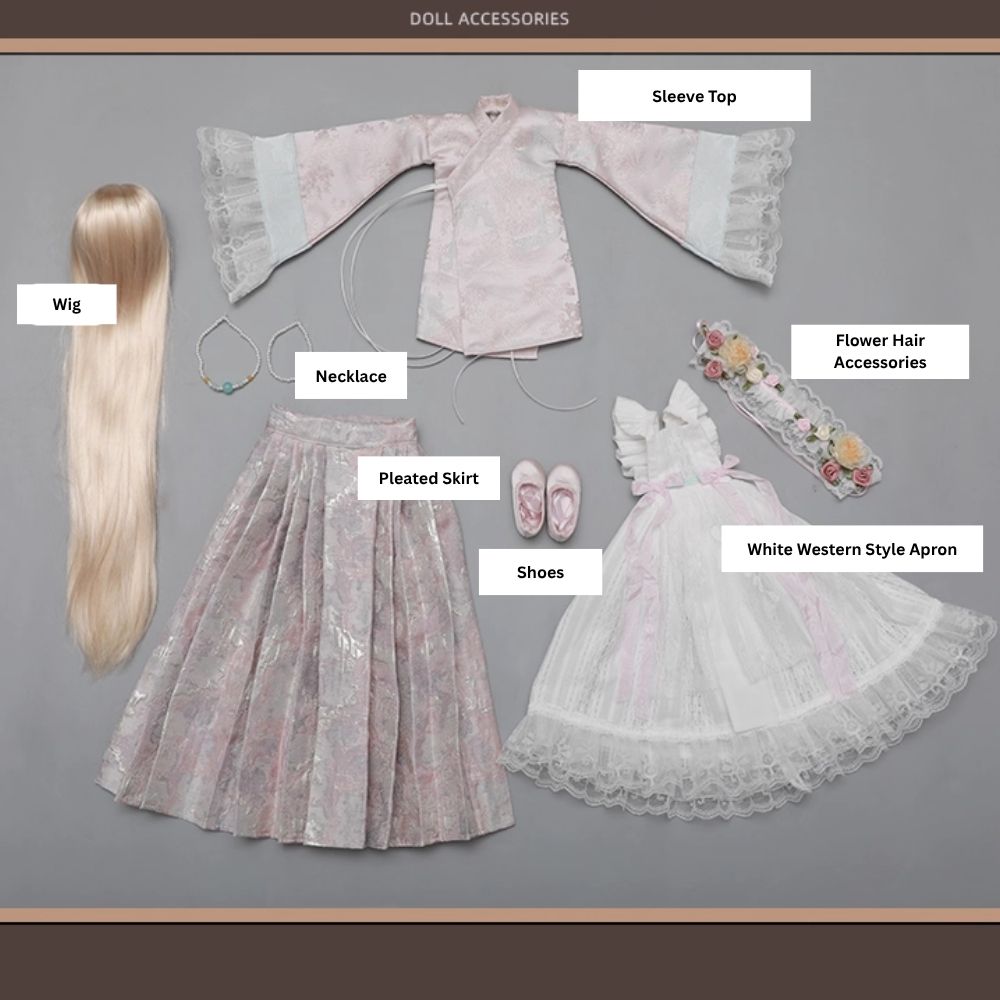 BJD Dendro Fendo - U1262 Authentic BJD Doll Body  | Han-Yang Fusion Style Girl | SD Poseable Jointed Fashion Art Doll - 1/4 Scale