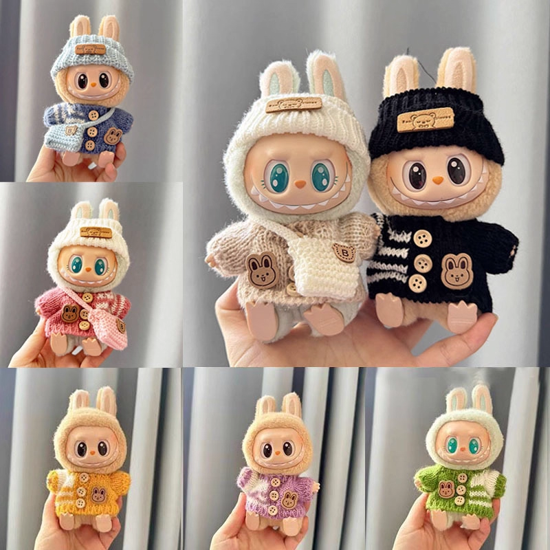 Cute Labubu Clothes - Cosy Knitwear Outfits with Accessories