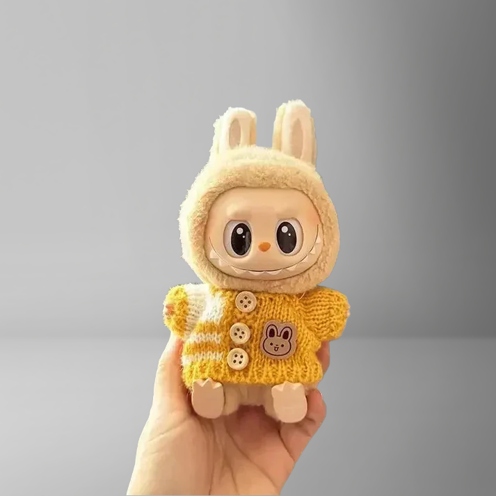 Cute Labubu Clothes - Cosy Knitwear Outfits with Accessories