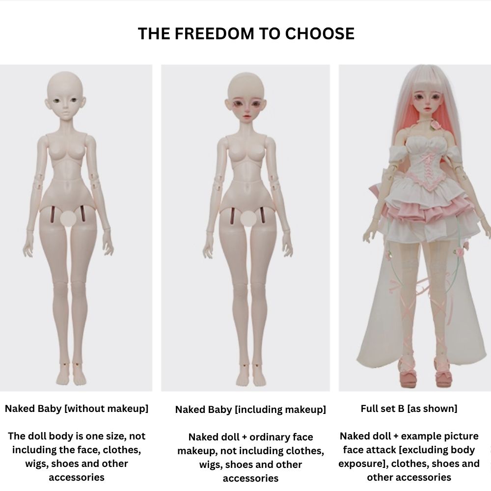 BJD Princess Fufu – U1259 Doll | Handmade SD-Style Art Toy with Poseable Joints | Trendy Collectible Gift- 1/4 Scale