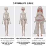 BJD Princess Fufu – U1259 Doll | Handmade SD-Style Art Toy with Poseable Joints | Trendy Collectible Gift- 1/4 Scale