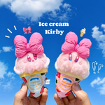 Cute Ice Cream Plush Pendant Keychain, Festive Small Gift, Ice Cream Bag Charm, Hanging Decoration #PN5004