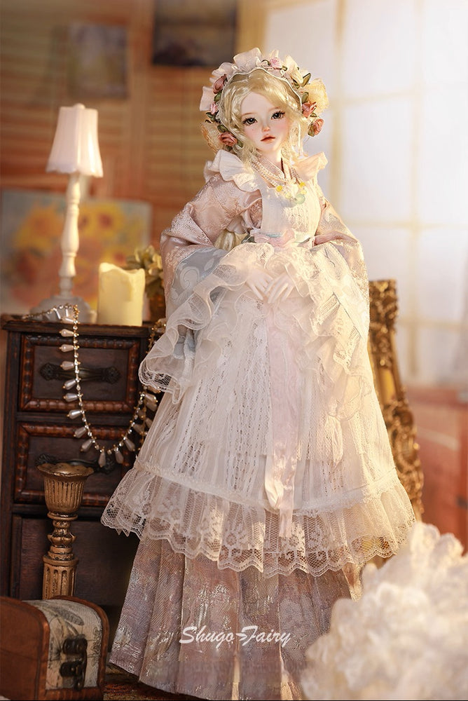 BJD Dendro Fendo - U1262 Authentic BJD Doll Body  | Han-Yang Fusion Style Girl | SD Poseable Jointed Fashion Art Doll - 1/4 Scale