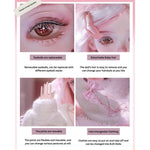 BJD Yurou – U1261 Official Girl Doll | Poseable Resin Doll with Pink Bunny-Ear Hat| Humanoid Figure| 1/4 Scale