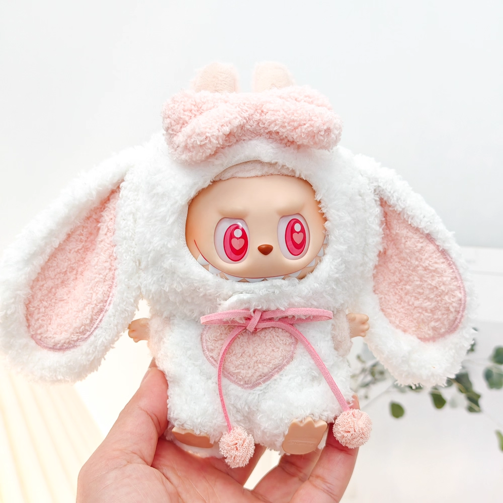 Cute Labubu Clothes - Kawaii Bunny Overalls Outfit