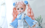 BJD Yenny & Penny - U1265 Original & Authentic BJD Girl Doll – Cute Resin SD-Style Doll with Multiple Poseable Joints- 1/6 Scale