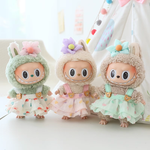 Cute Labubu Clothes - Sakura Bear Dress Outfit