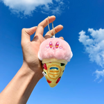 Cute Ice Cream Plush Pendant Keychain, Festive Small Gift, Ice Cream Bag Charm, Hanging Decoration #PN5004