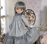 BJD Autumn/Winter Vibe with Lamb Headscarf - U1263 Original BJD Girl Doll | SD-Style Cute Poseable Doll- 1/6 Scale