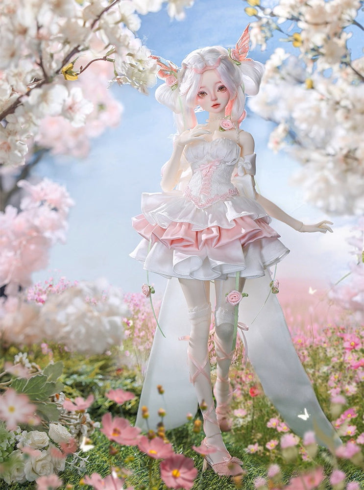 BJD Princess Fufu – U1259 Doll | Handmade SD-Style Art Toy with Poseable Joints | Trendy Collectible Gift- 1/4 Scale