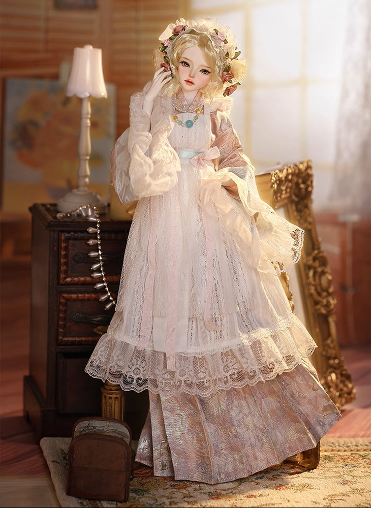 BJD Dendro Fendo - U1262 Authentic BJD Doll Body  | Han-Yang Fusion Style Girl | SD Poseable Jointed Fashion Art Doll - 1/4 Scale