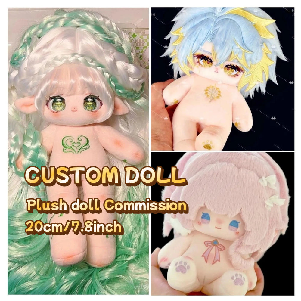 Custom Cotton Dolls: OC, Mini-Me, Omodoki & Picture Commissions | Anime/KPOP/JPOP/Game Themes
