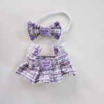 Cute Labubu Clothes - Heart Dress Outfit with Accessories