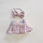 Cute Labubu Clothes - Heart Dress Outfit with Accessories