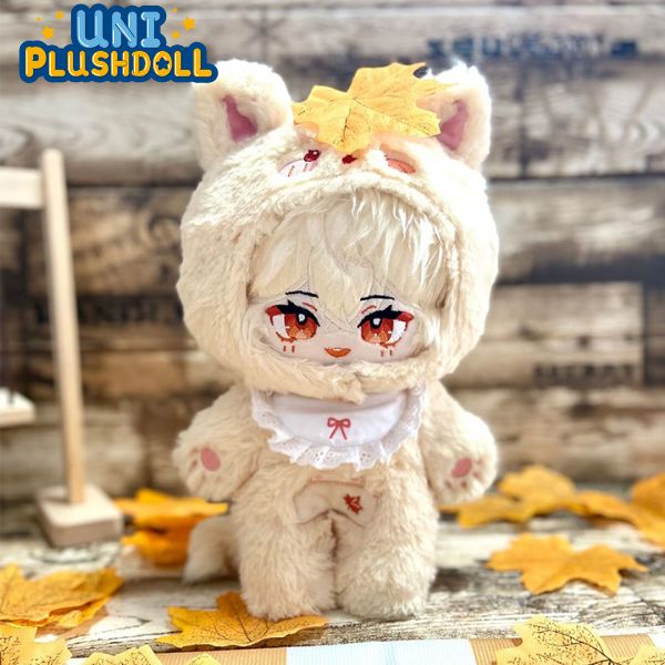 Uni Plush Doll Genshin Kaedehara Kazuha Cat Pajamas Cotton Doll Plush 20 CM