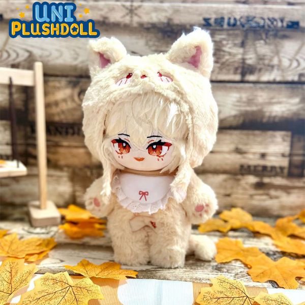 Uni Plush Doll Genshin Kaedehara Kazuha Cat Pajamas Cotton Doll Plush 20 CM