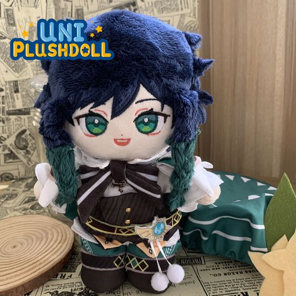 PELUCHE 20 CM Genshin Impact Diluc Poupée En Peluche Cadeau Anime EUR - Foto 8