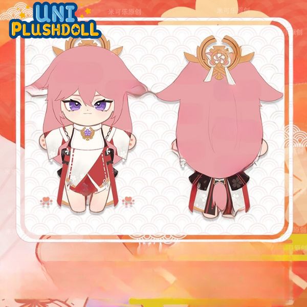 Uni Plush Doll Genshin Yae Miko Cotton Doll Plush 20 CM
