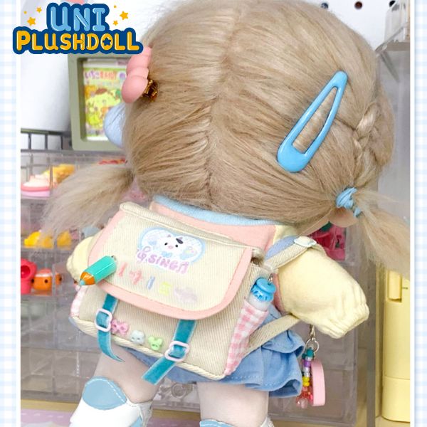 Uni Plush Doll Schoolbag 20cm Plush Cotton Doll Clothes