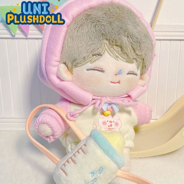 Uni Plush Doll Feeding Bottle 20cm Plush Cotton Doll Clothes