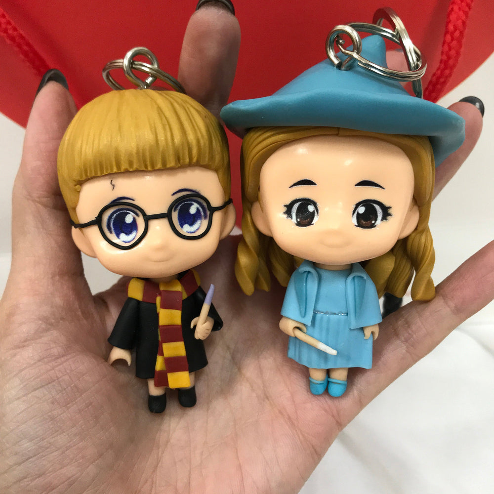 Customizable Figure Keychains Personalized Handmade Figure Polymer Clay Keychain | Custom Figurine F ...