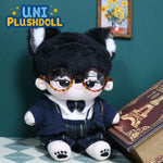 Uni Plush Doll Academic Knitted Autumn and Winter Coat British Uniform 20cm Plush Cotton Doll Clothes