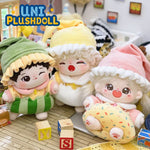 Uni Plush Doll Baby Clothes Nightcap Set 20cm Plush Cotton Doll Clothes