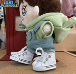 Uni Plush Doll Casual Lace-Up Canvas Shoes  20cm Plush Cotton Doll Shoes (clothes)